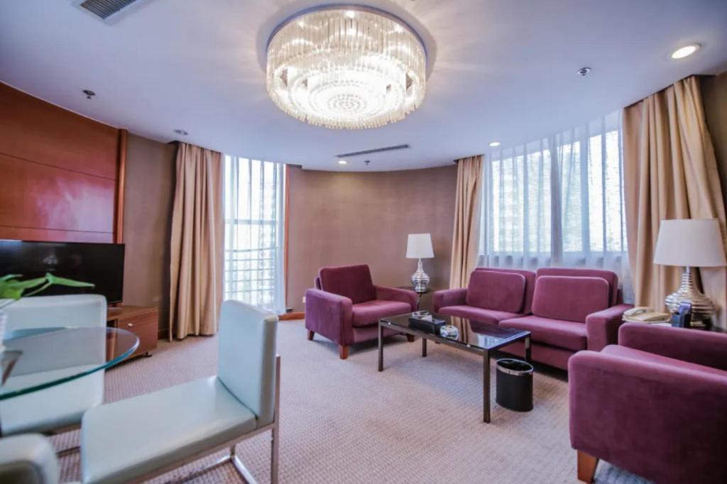 Linyi Blue Horizon Intenational Hotel Ngoại thất bức ảnh